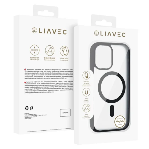 Liavec Soft tok iPhone 17 fekete tok - 7