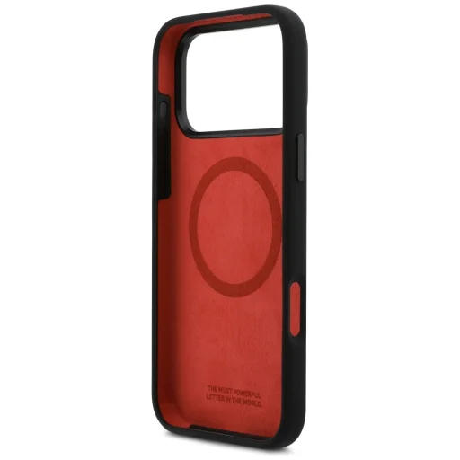 iPhone 17 Pro Max BMW M Szilikon Vízszintes Vonal MagSafe tok Fekete - 7