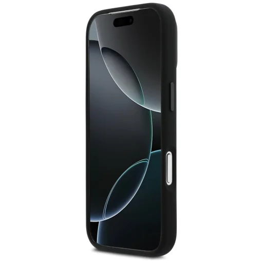 iPhone 17 Pro BMW M szilikonos trikolor vonalas MagSafe tok fekete - 5