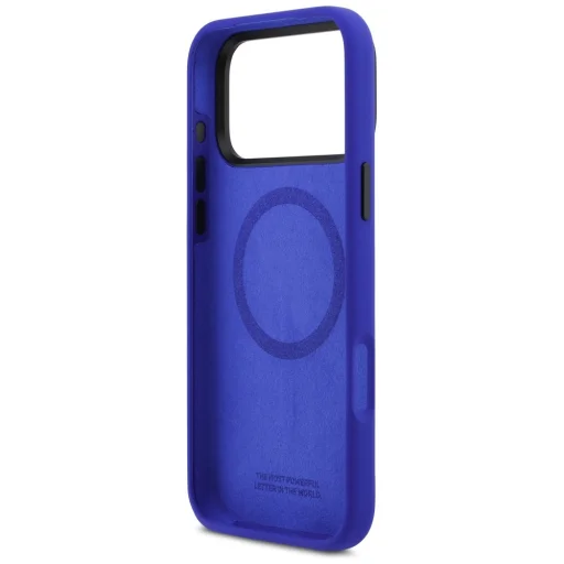 iPhone 17 Pro Max BMW M Szilikon Függőleges Logó MagSafe tok Sötétkék tok - 7