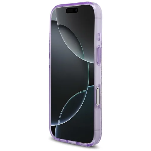 iPhone 17 Pro tok Guess IML Virág & Tonal Circle MagSafe lila tok - 5