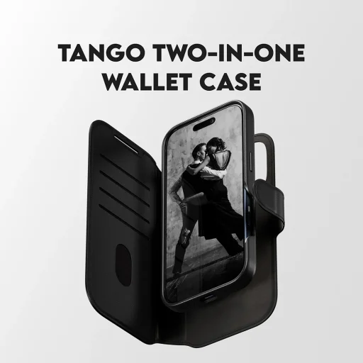  iPhone 17 Pro Fekete PanzerGlass® CARE Feature MagSafe Case Tango Two-in-One Wallet tok - 3