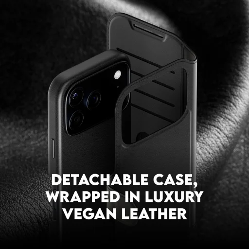  iPhone 17 Pro Fekete PanzerGlass® CARE Feature MagSafe Case Tango Two-in-One Wallet tok - 6