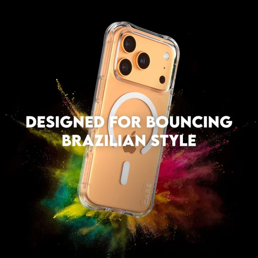  iPhone 17 Pro Átlátszó PanzerGlass® - CARE Divatos tok fehér MagSafe-kompatibilitással - 6