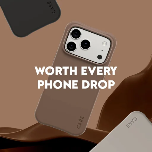  iPhone 17 Pro PanzerGlass® CARE Divatos tok MagSafe kompatibilis - Samba Espresso - 3