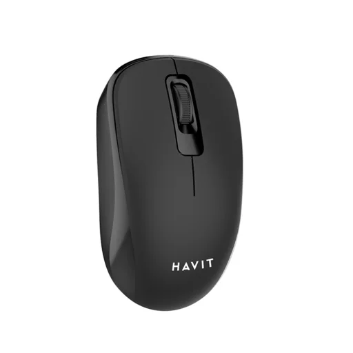 Vezeték nélküli egér (Havit MS626GT) - 2.4GHz, 1200 DPI, ABS, PC, AA Elem - Fekete - 3