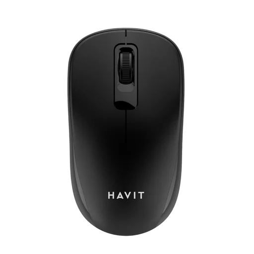 Vezeték nélküli egér (Havit MS626GT) - 2.4GHz, 1200 DPI, ABS, PC, AA Elem - Fekete - 1