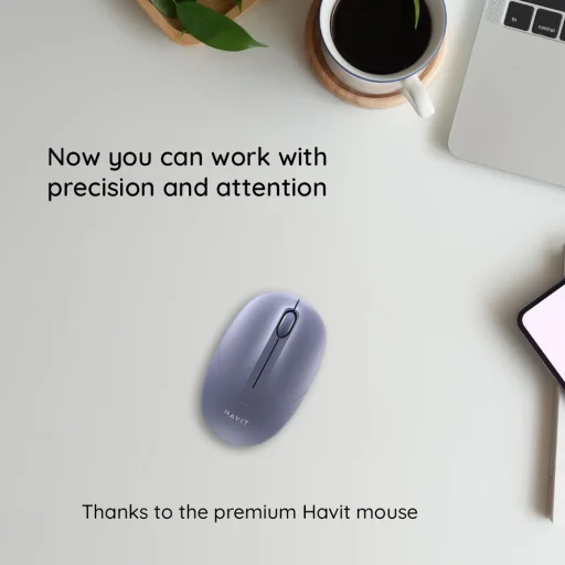 Vezeték nélküli egér Havit MS54GT - 2.4GHz, 1600 DPI, ABS, PC, AA elem - Zöld - 7