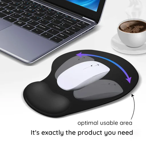 Havit - Sötétkék Játékhoz Használt Egérpad (MP802) Csúszásmentes Gumialapú, Szilikon Csuklótámasszal, Textil - 8