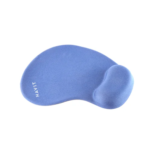 Havit - Sötétkék Játékhoz Használt Egérpad (MP802) Csúszásmentes Gumialapú, Szilikon Csuklótámasszal, Textil - 4