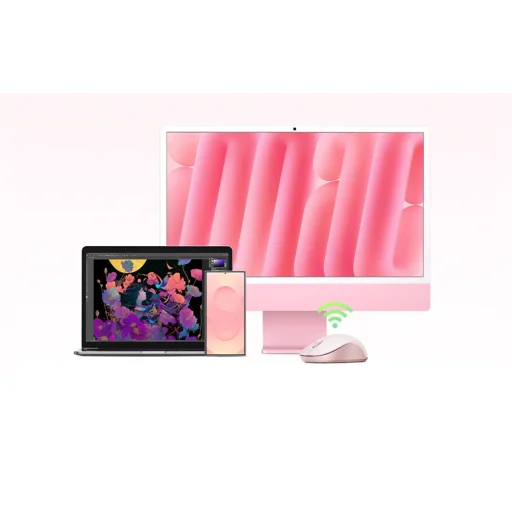 Ugreen M331 vezeték nélküli többmódusú egér, Bluetooth 5.4 (rózsaszín) - 9