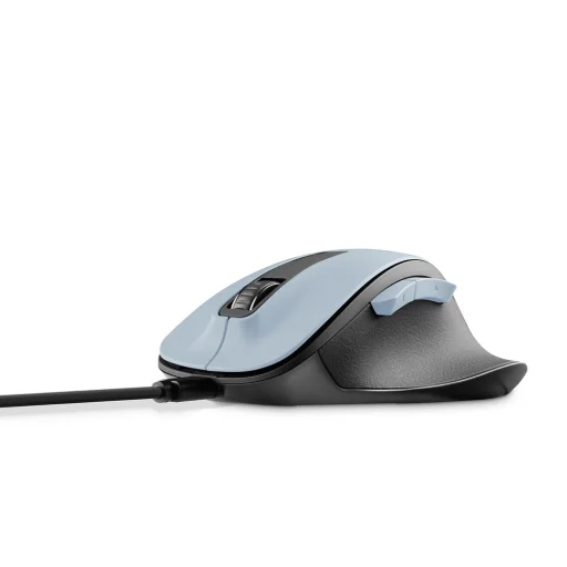 Hama MW-500 V2 Wireless Mouse with Rechargeable Battery - Light Blue - 2