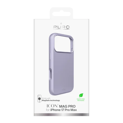 Pure Icon Mag Pro Liquid Szilikon tok iPhone 17 Pro Max-hoz, MagSafe kompatibilis, kameravédelemmel és alumínium gombokkal - Rózsaszín tok - 2