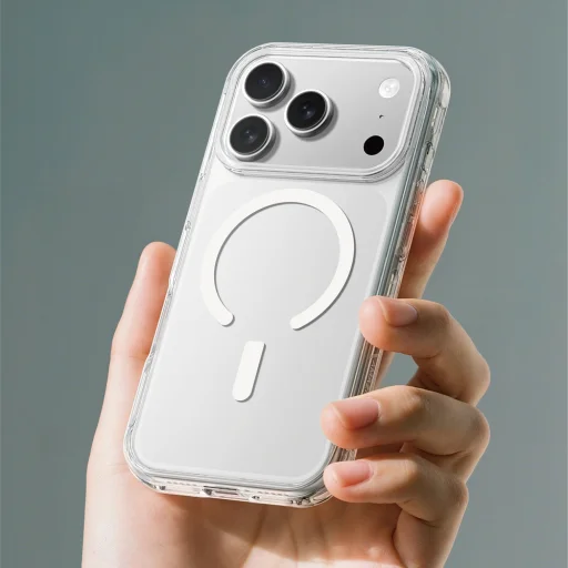 AmazingThing Titan Pro tok iPhone 17 Pro Max-hoz, MagSafe kompatibilis - Átlátszó - 7