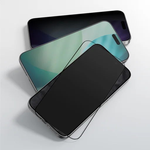 AmazingThing Radix Teljes Üvegfólia iPhone 17 Pro Max-hoz (2 darab), üvegfólia - 7