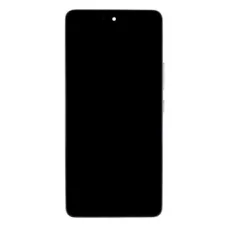 LCD kijelző + Érintőegység + Előlap Samsung A536B Galaxy A53 5G Fekete