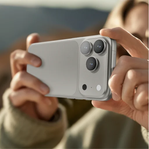 AmazingThing Sapphire Kamera Üveg iPhone 17 Pro / Pro Max - fekete kerettel üvegfólia - 5