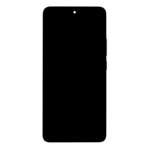 LCD Kijelző + Érintőegység + Előlapi Borítás Poco M7 Pro 5G Fekete - 1