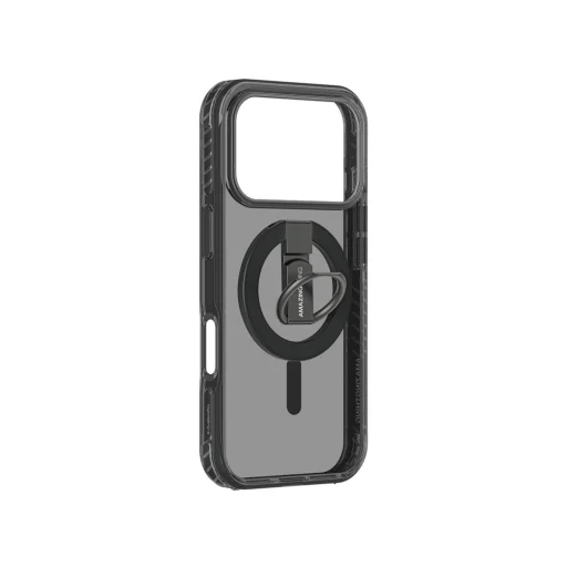 AmazingThing Titan Pro Grip Ring Set iPhone 17 Pro tok - Kompatibilis MagSafe - Fekete - 3