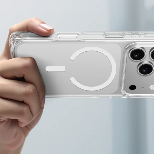 AmazingThing Omni iPhone 17 Pro tok MagSafe kompatibilis - Átlátszó - 5