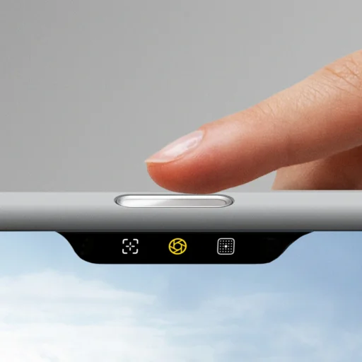 AmazingThing Cloudie iPhone 17 Pro Max tok állvánnyal - Szürke tok - 13