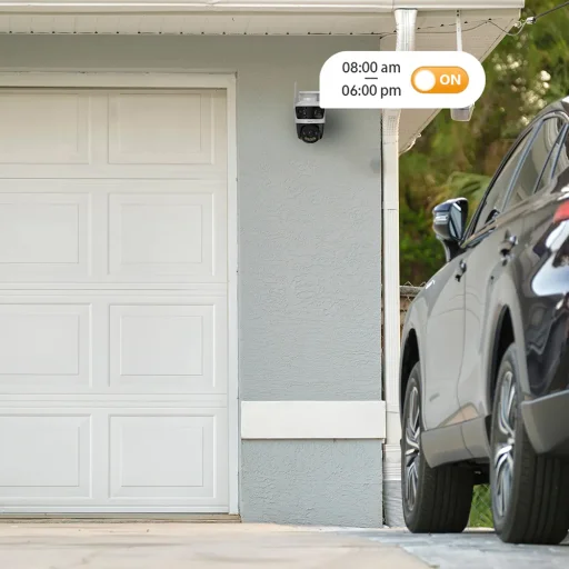 Imou Kültéri Kamera Cruiser Triple (IPC-S7UP-11M0WED) - 3+3+5MP, Wi-Fi, 2xSD Kártyahely, PT, Éjjellátó, AOR Mód - Fehér - 8