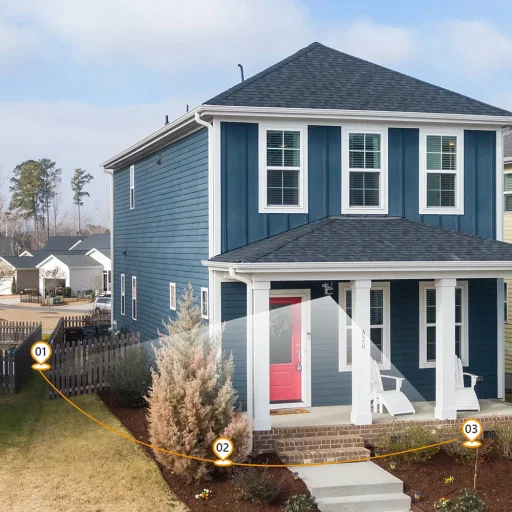 Imou Kültéri Kamera Cruiser Triple (IPC-S7UP-11M0WED) - 3+3+5MP, Wi-Fi, 2xSD Kártyahely, PT, Éjjellátó, AOR Mód - Fehér - 9