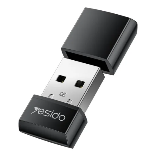 Yesido Wi-Fi Adapter (WP10) Beépített Antennával, USB-A, 150Mbps, WiFi4 2.4G, Plug and Play - Fekete - 1