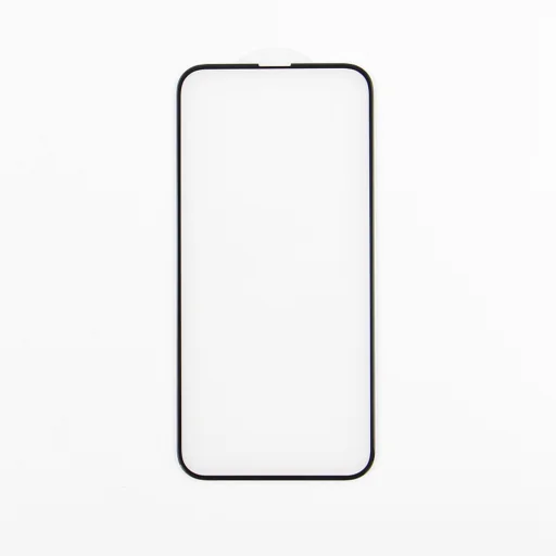 iPhone 16e 5D edzett üveg fekete keretes üvegfólia - 1