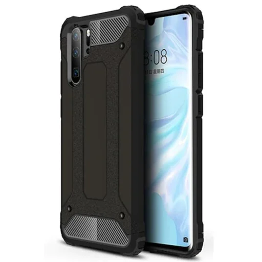 Huawei P30 Pro / P30 Pro New Edition Techsuit - Hybrid Armor - Fekete tok - 1