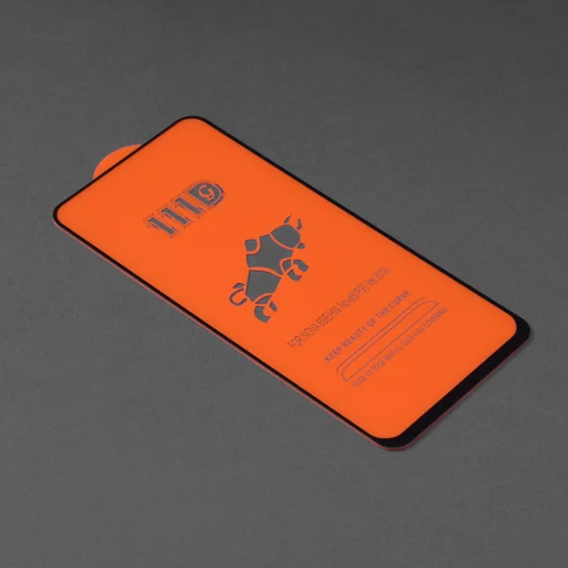 Huawei P40 Lite / P20 Lite 2019 Fekete Techsuit 111D Teljes Fedésű / Teljes Ragasztású Üveg üvegfólia - 2