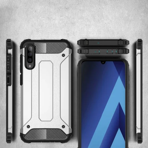 Samsung Galaxy A70 / A70s Fekete Techsuit Hybrid Armor tok - 2