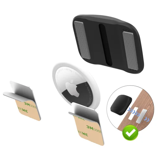 Mágneses tok AirTag-hoz - fekete - 8