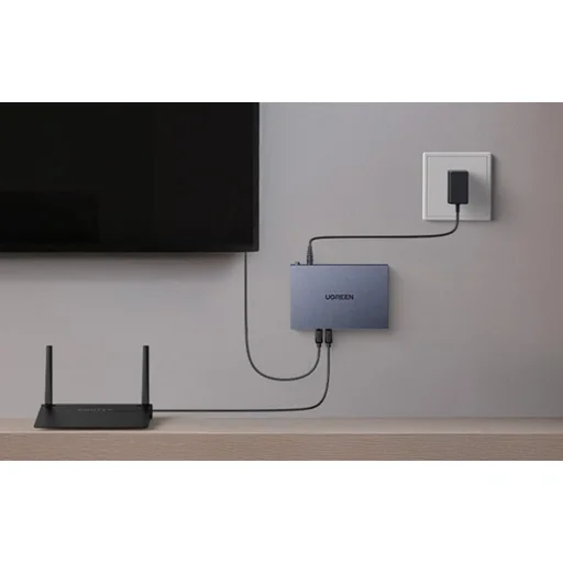 Gigabit Ethernet Switch Ugreen CM753, 6-Port, 2.5G - 7