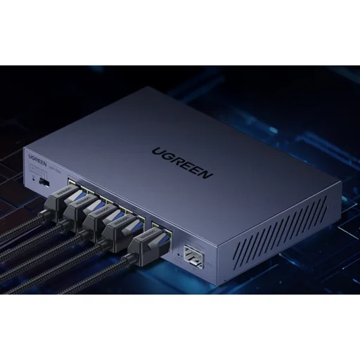 Gigabit Ethernet Switch Ugreen CM753, 6-Port, 2.5G - 4