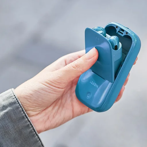 Kék Lexon Speakerbuds Vezeték nélküli Fejhallgató Bluetooth Hangszóróval - 10