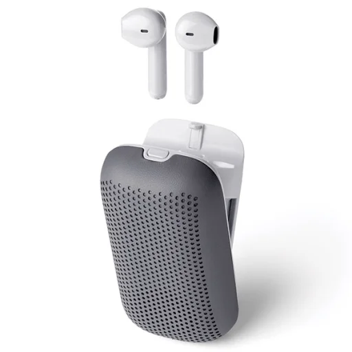Lexon Speakerbuds Vezeték nélküli Fejhallgató Bluetooth Hangszóróval szürke - 4