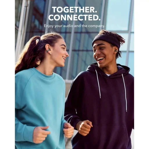 Anker Vezeték nélküli Fülhallgató SoundCore C30i (A3330G11) - Bluetooth 5.3, Nyitott Fül, IPX4, Zajcsökkentés, Mikrofon - Fekete - 7