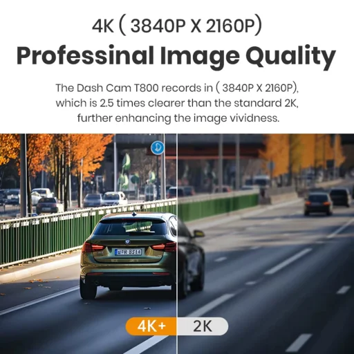 Dash Camera T800 Imou - 4K Ultra HD, Széles látószög, Éjjellátó, 360°, 24/7 Parkolási Megfigyelés - Fekete - 11