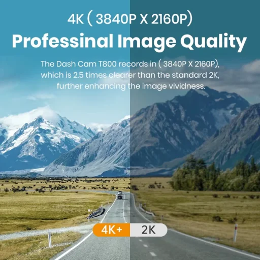 Dash Camera T800 Imou - 4K Ultra HD, Széles látószög, Éjjellátó, 360°, 24/7 Parkolási Megfigyelés - Fekete - 5