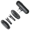  Acefast Wireless Lavalier Microphones (R1) - Type-C, 360° Felvételi Tartomány, Zajcsökkentés, 750mAh, Ultra-alacsony Késleltetés - Fekete thumbnail