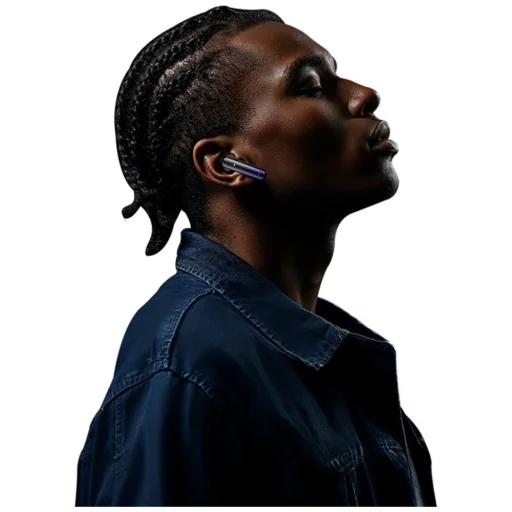 Fekete USAMS Echo E02 TWS ANC+ENC vezeték nélküli Bluetooth fülhallgató - 6