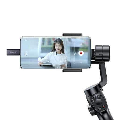 USB-C USAMS vezeték nélküli lavalier mikrofon ENC 2.4G + 2x adapter ZB247 - 3