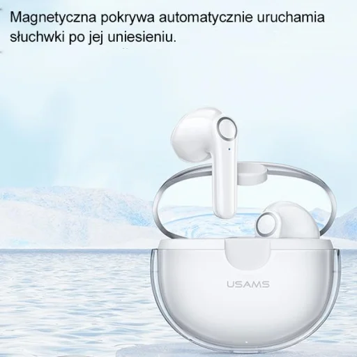 USAMS BU Series Bluetooth 5.1 TWS vezeték nélküli fülhallgató lila BHUBU02 - 5