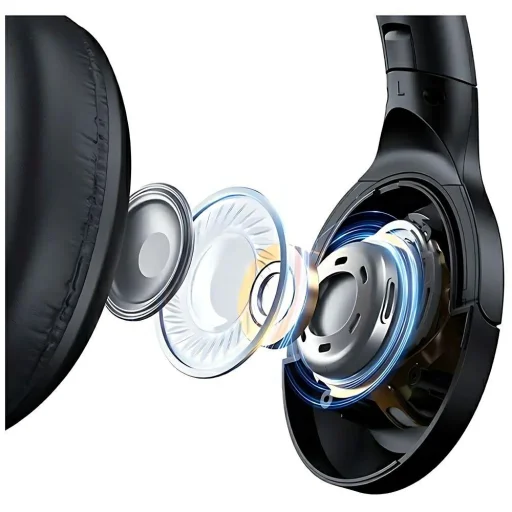 USAMS US-YH Series Bluetooth 5.3 On-Ear Fejhallgató Fekete - 6