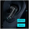 USAMS XJ13 Series Bluetooth 5.3 TWS ENC gaming vezeték nélküli fülhallgató fekete thumbnail