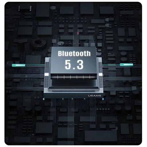 USAMS Bluetooth 5.3 TWS X-don Series ENC vezeték nélküli fülhallgató fekete BHUENCXD01 (US-XD19) - 6