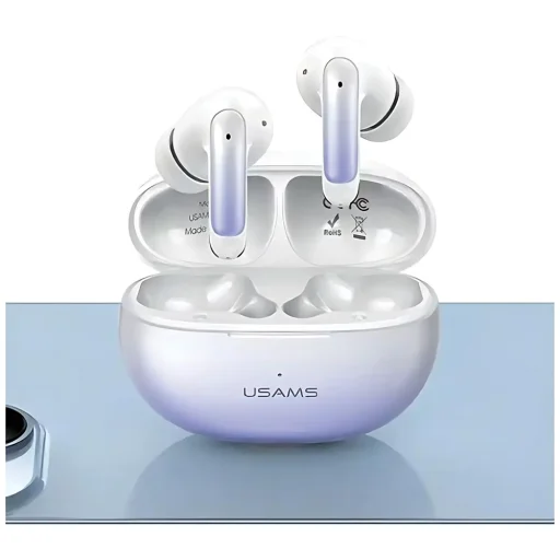 USAMS Bluetooth 5.3 TWS X-don sorozat vezeték nélküli fülhallgató Kék átmenet - 2