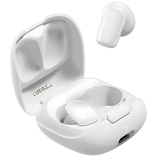 USAMS Bluetooth 5.3 TWSID Sorozat Vezeték nélküli Fülhallgató Fehér BHUID02 (ID25) - 4