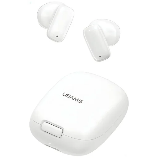 USAMS Bluetooth 5.3 TWSID Sorozat Vezeték nélküli Fülhallgató Fehér BHUID02 (ID25) - 1